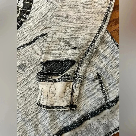 Vintage Y2k Grunge Affliction Reversible Hoodie Sz M - Picture 10 of 14